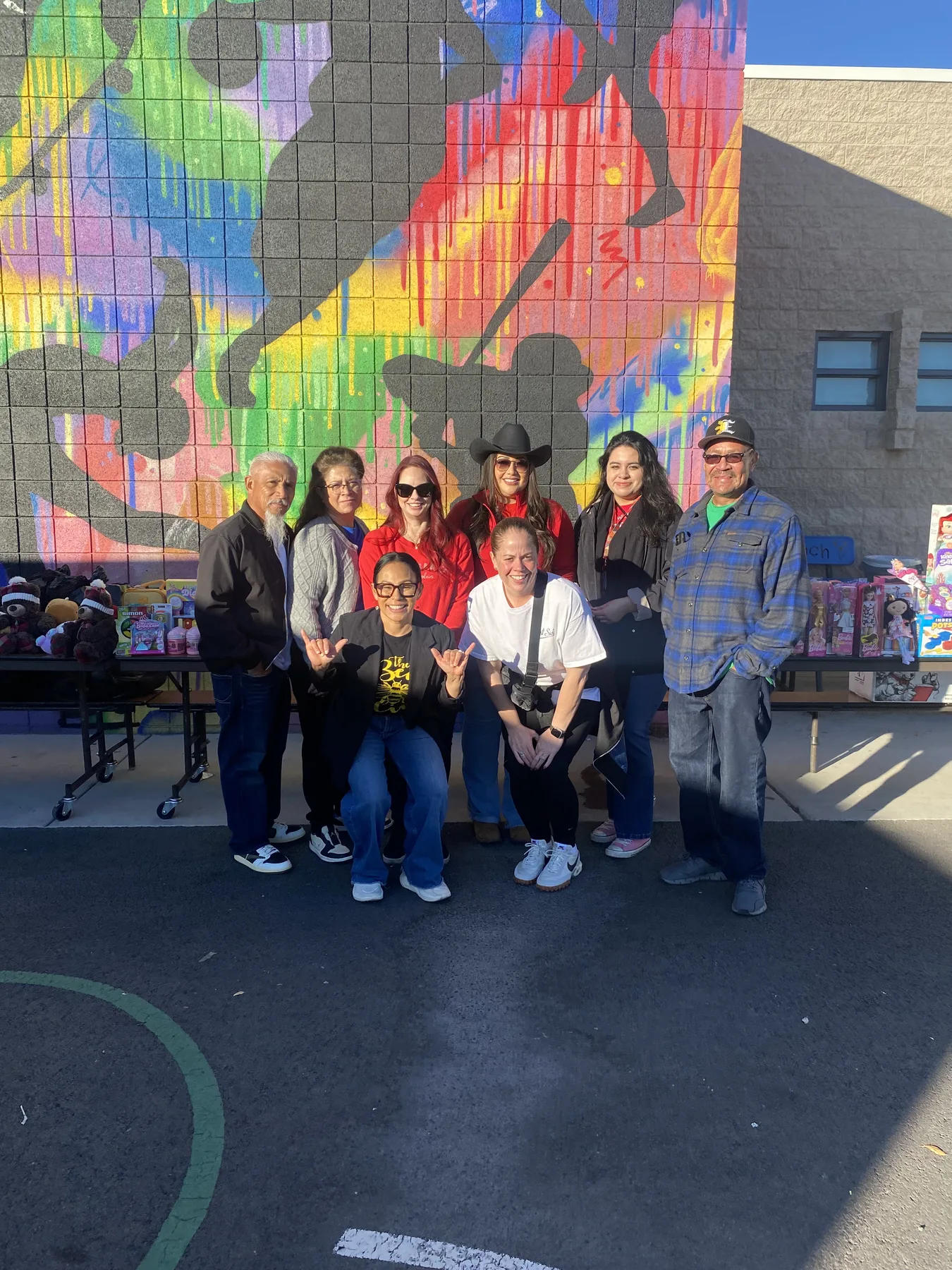 Volunteers at the 2025 East Siders Giving Back toy giveaway