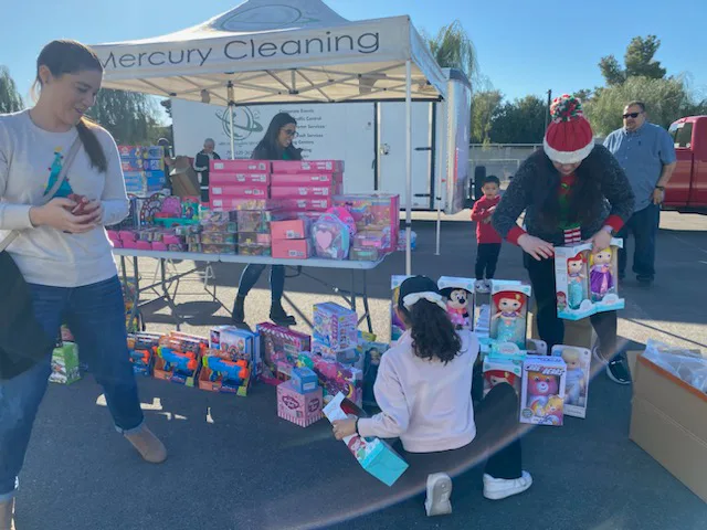East Siders Giving Back 2023 toy giveaway